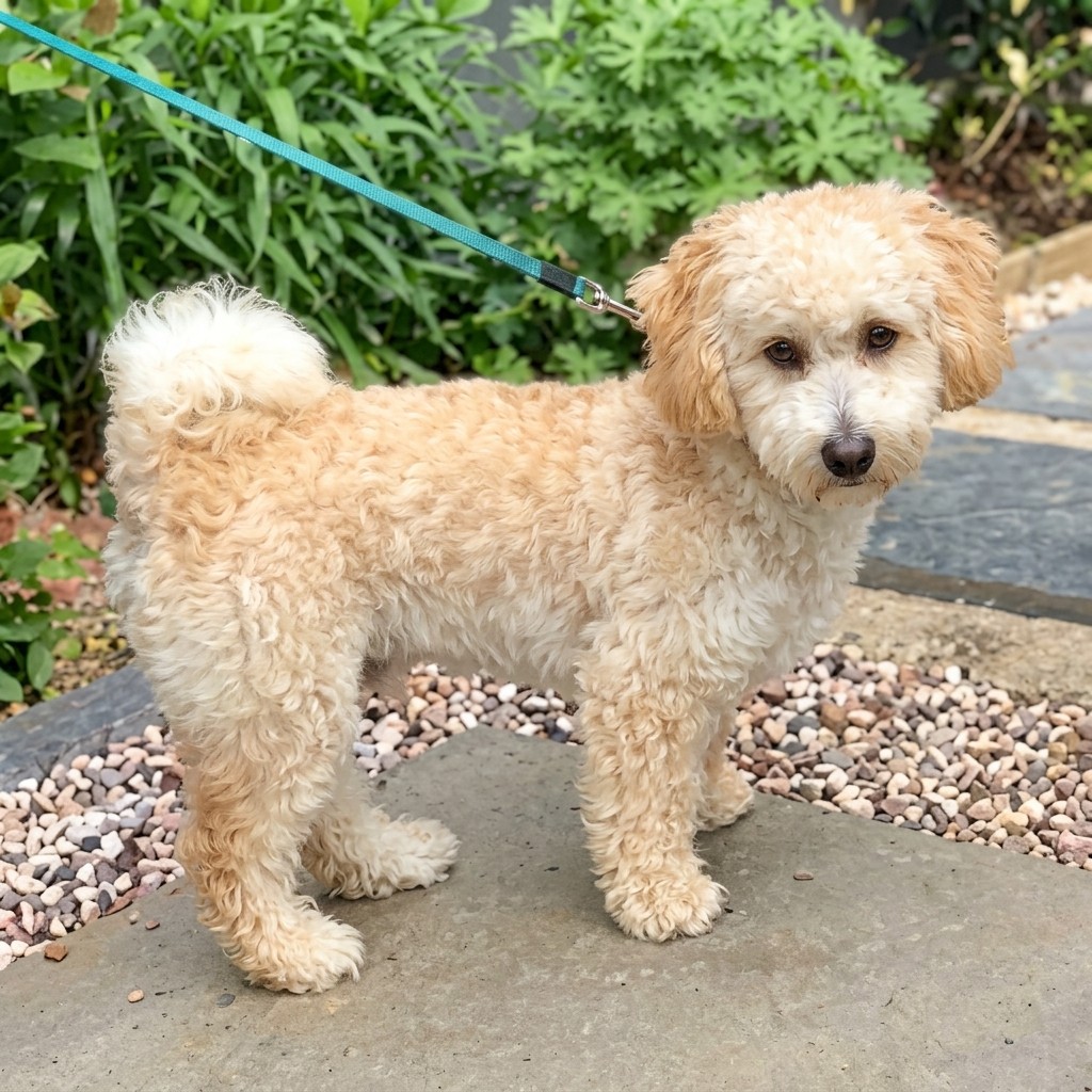 Poochon groomed at Ridgeway Dog Grooming Studio, Crawley