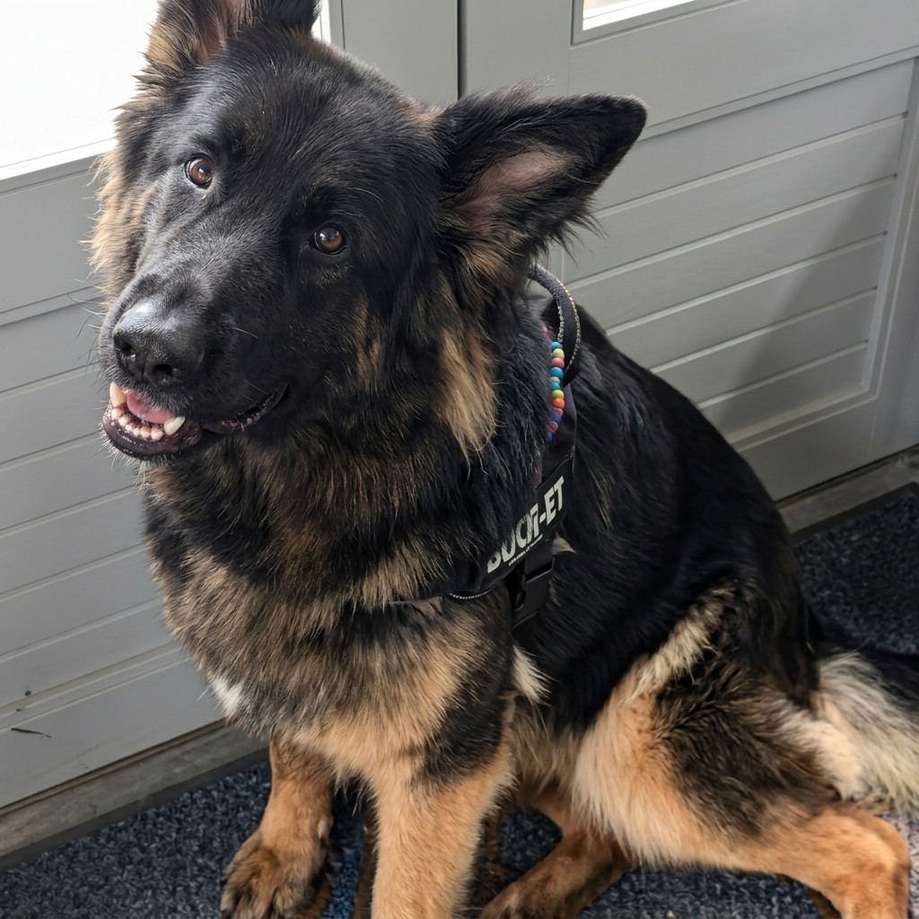 German Shepherd groomed at Ridgeway Dog Grooming Studio, Crawley