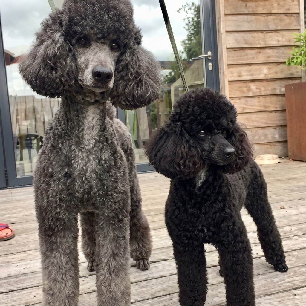 Standard & Mini Poodles groomed at Ridgeway Dog Grooming Studio, Crawley