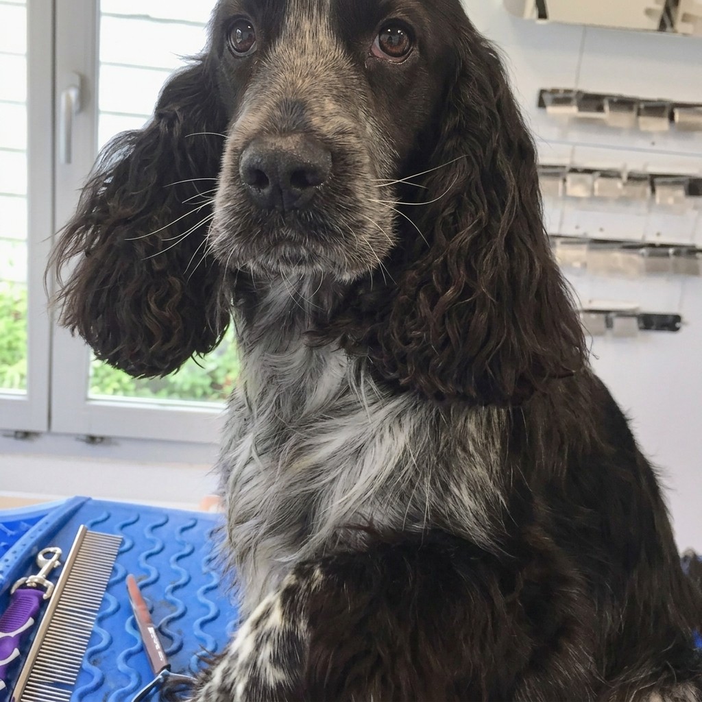Cocker Spaniel groomed at Ridgeway Dog Grooming Studio, Crawley