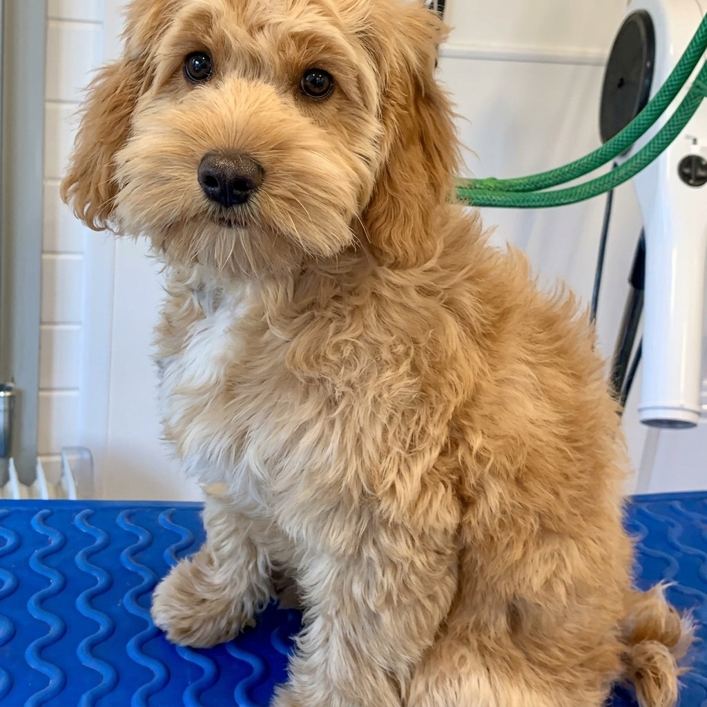 Milo groomed at Ridgeway Dog Grooming Studio, Crawley