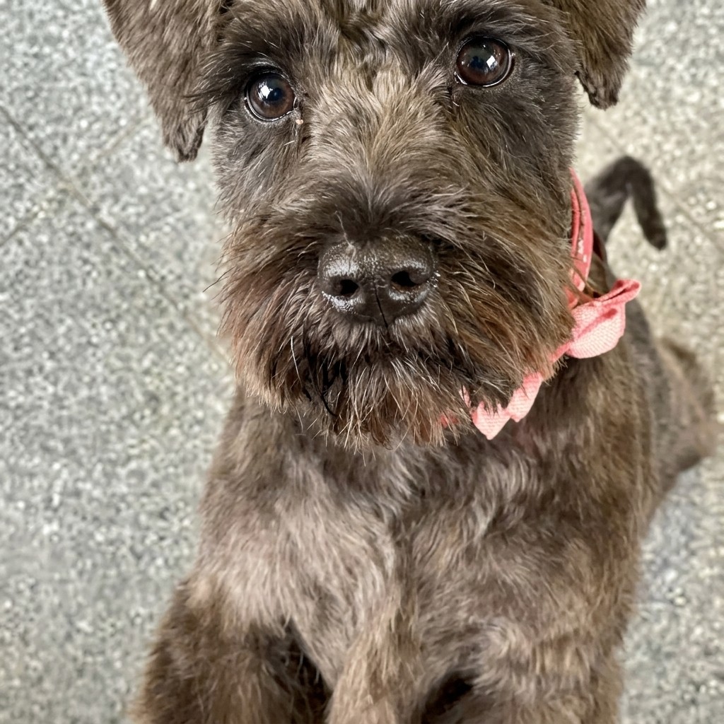 Mini Schnauzer groomed at Ridgeway Dog Grooming Studio, Crawley