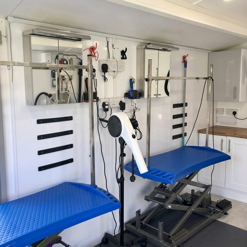 The grooming room groomed at Ridgeway Dog Grooming Studio, Crawley