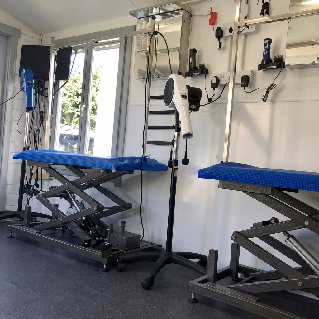 The grooming room groomed at Ridgeway Dog Grooming Studio, Crawley